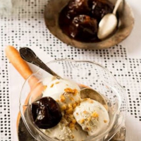 imagen de HELADO DE QUESO CON HIGOS